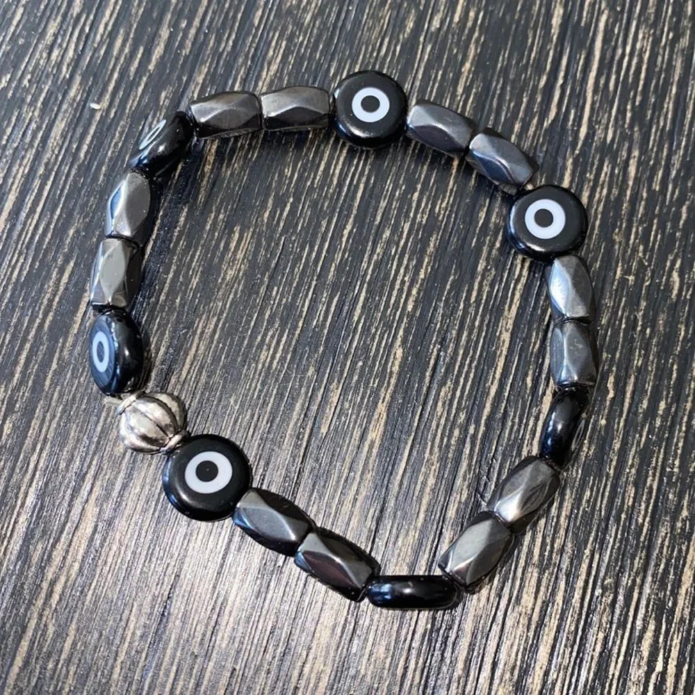 Handmade evil eye bracelet